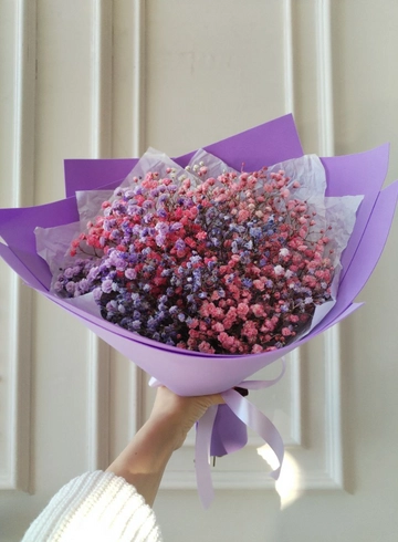 Монобукет с гипсофиллой от интернет-магазина цветов в 