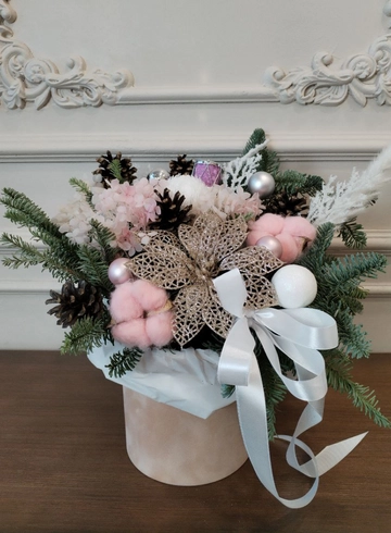 Зимняя нежность букета от интернет-магазина цветов в 