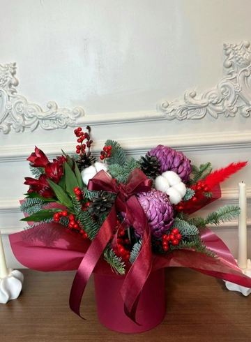 Зимний аристократизм от интернет-магазина цветов в 